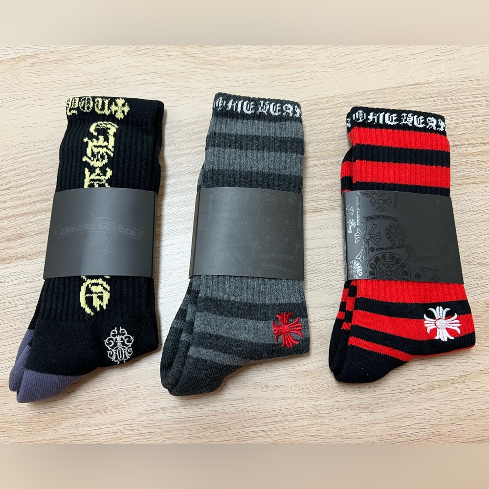 Chrome Hearts Socks 3 Pack